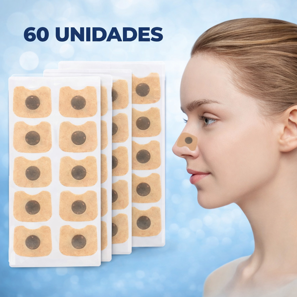 KIT REFIL REPOSIÇAO 30/60  Adesivos Magnéticos Para Dilatador Nasal 15 OU 30 DIAS