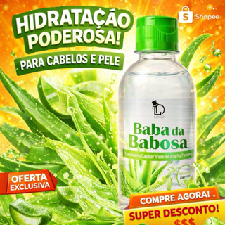 Baba da Babosa Alta Performance 200ml Lord Cosméticos | Hidratação Capilar e Corporal com Aloe Vera em Oferta na Shopee