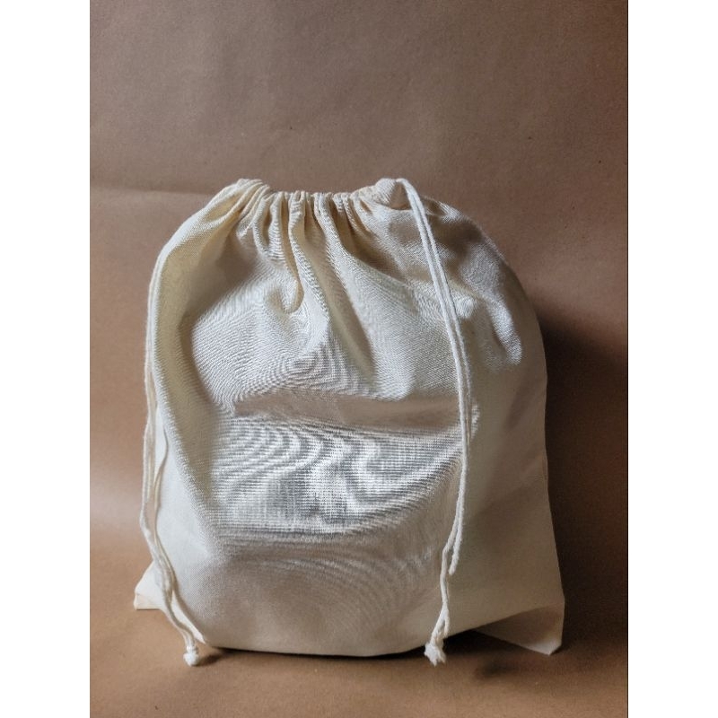 Saco Organizador Algodão Cru 30x35 Dust Bag com Cordão