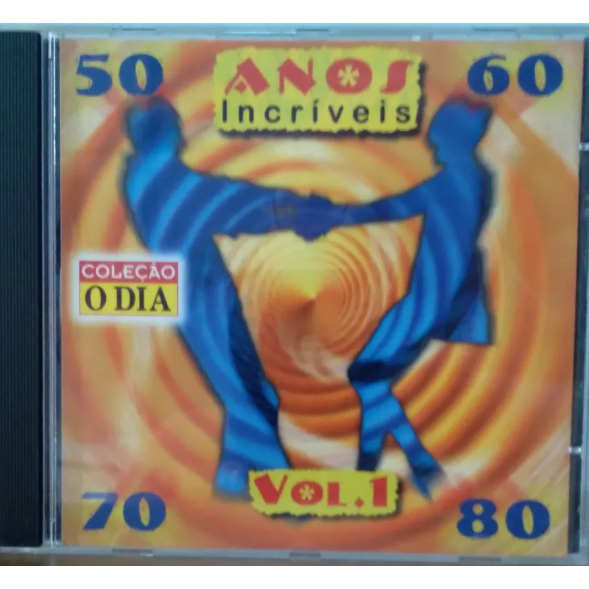Cd Anos Incríveis V 1 Coleção Jornal O Dia Anos 50 60 70 80 ÓTIMO ESTADO