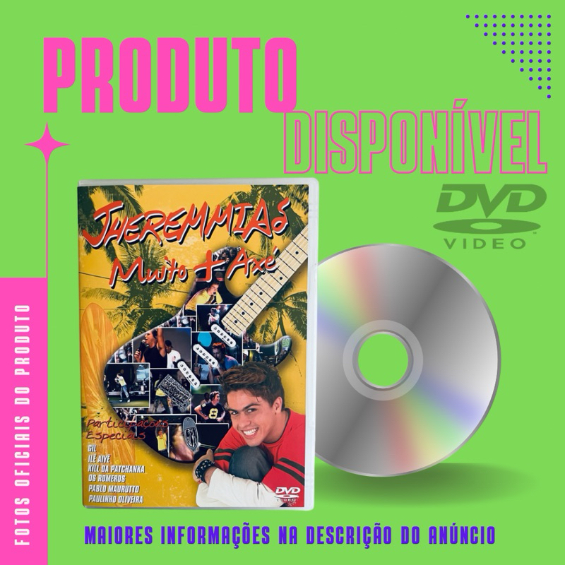DVD JHEREMMIAS-  MUITO + AXÉ (Part. Gilberto Gil, Ilê Aiyê)