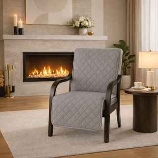 Capa De Poltrona Protetor Sem Braço 1 Lugar 1,65x55cm Cadeira Cinza - Oferta em Oferta na Shopee