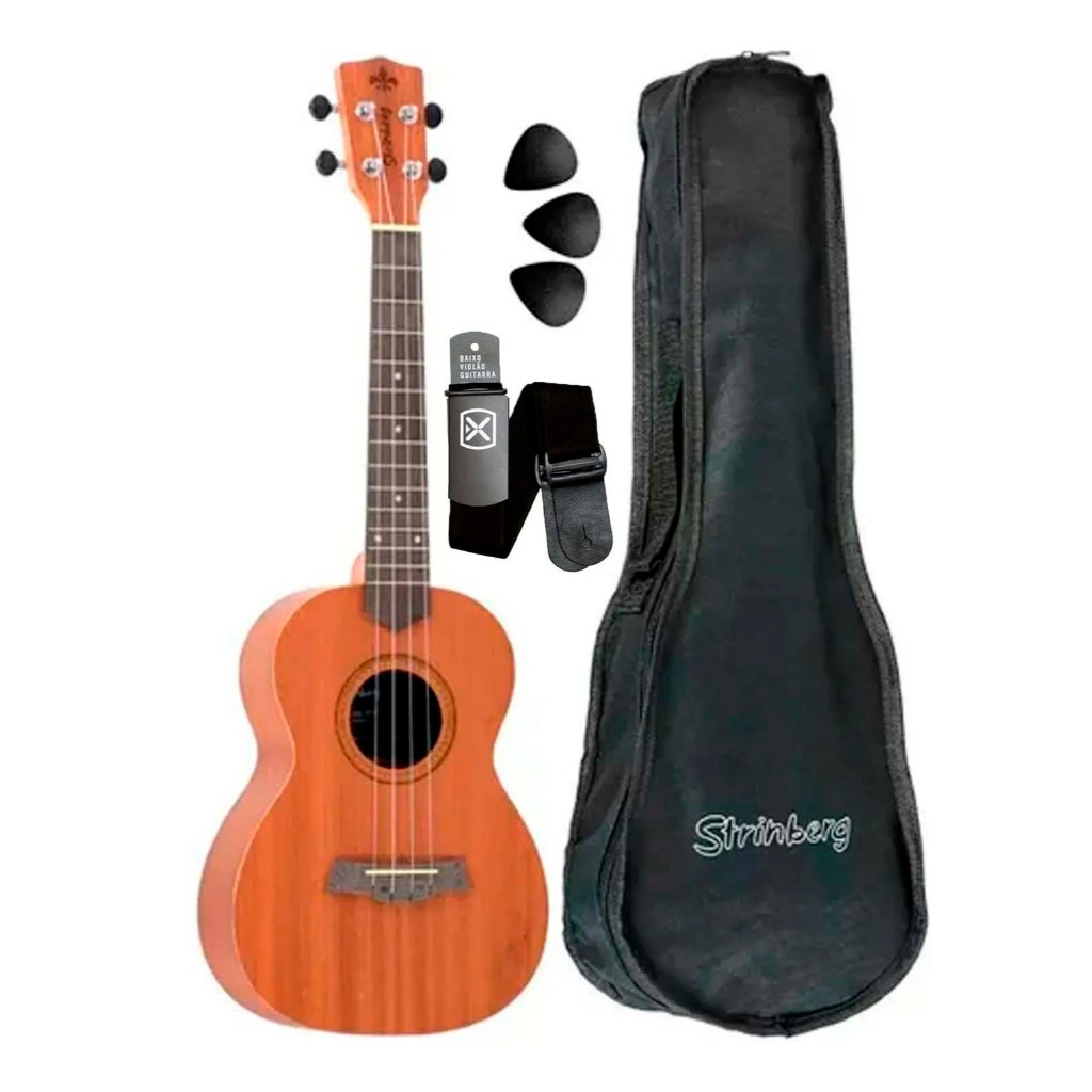 Ukulele Strinberg Acústico Uk06t Com Bag em Oferta na Shopee