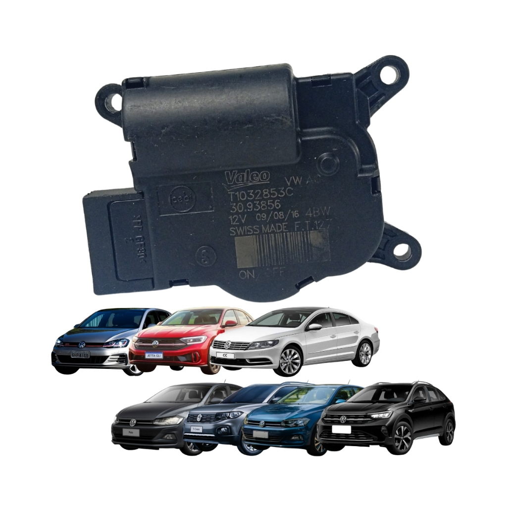 Motor Atuador Damper Ar Caixa Ventilação VW Golf Jetta Nivus Original 2Q0907511D T1032853C 3093856
