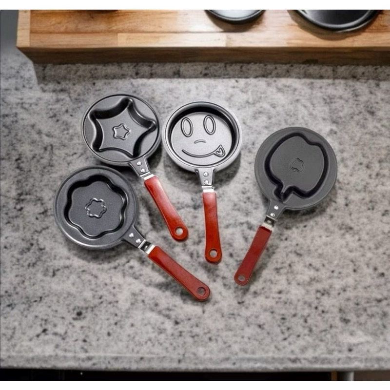 MINI FRIGIDEIRA DIVERTIDA ANTIADERENTE COM FORMATOS | TAM.: 26X12CM | PANELAS | CASA E DECORAÇÃO | COZINHA | OVOS | TEMA