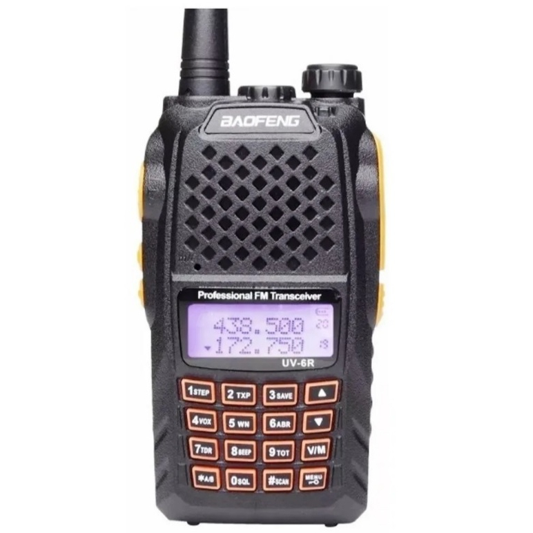 Rádio HT Dual Band UHF + VHF Baofeng UV-6R Rádio HT Portátil