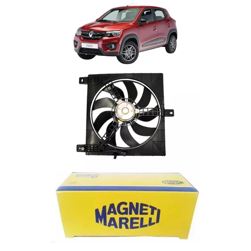 Eletroventilador Ventoinha Renault Kwid 2017 2018 2019 2020 2021 2022 2023 2024 2025 Com Ar Marelli em Oferta na Shopee