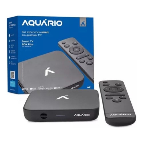 Smart Box TV Aquário STV-3000 Plus 4K Android 11 Wi-Fi HDMI Original Anatel