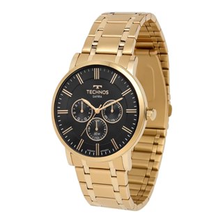 Relógio Technos Masculino Analógico Dourado 6P29AME1P em Oferta na Shopee