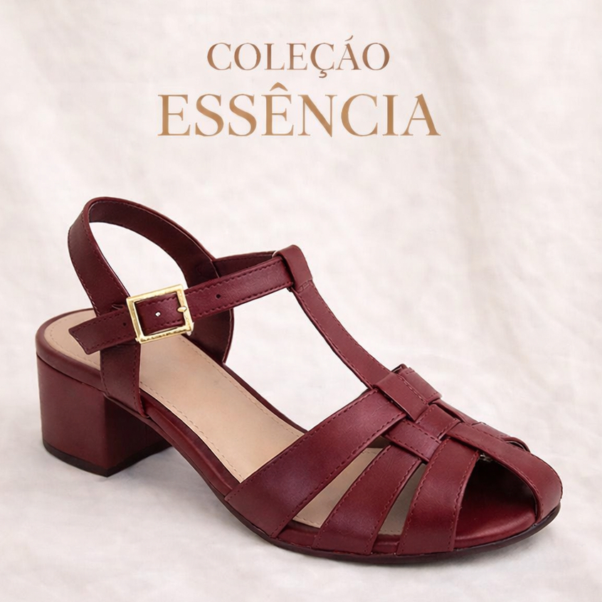 Sandália Feminina Gladiadora Fisherman/Salto Bloco Grosso/Confortável E Macia/Moda Verão 2026 em Oferta na Shopee