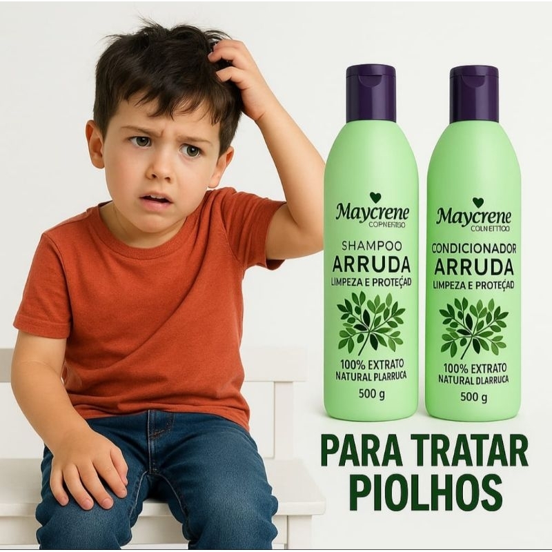 Kit Shampoo + Condicionador De Arruda - Maycrene em Oferta na Shopee