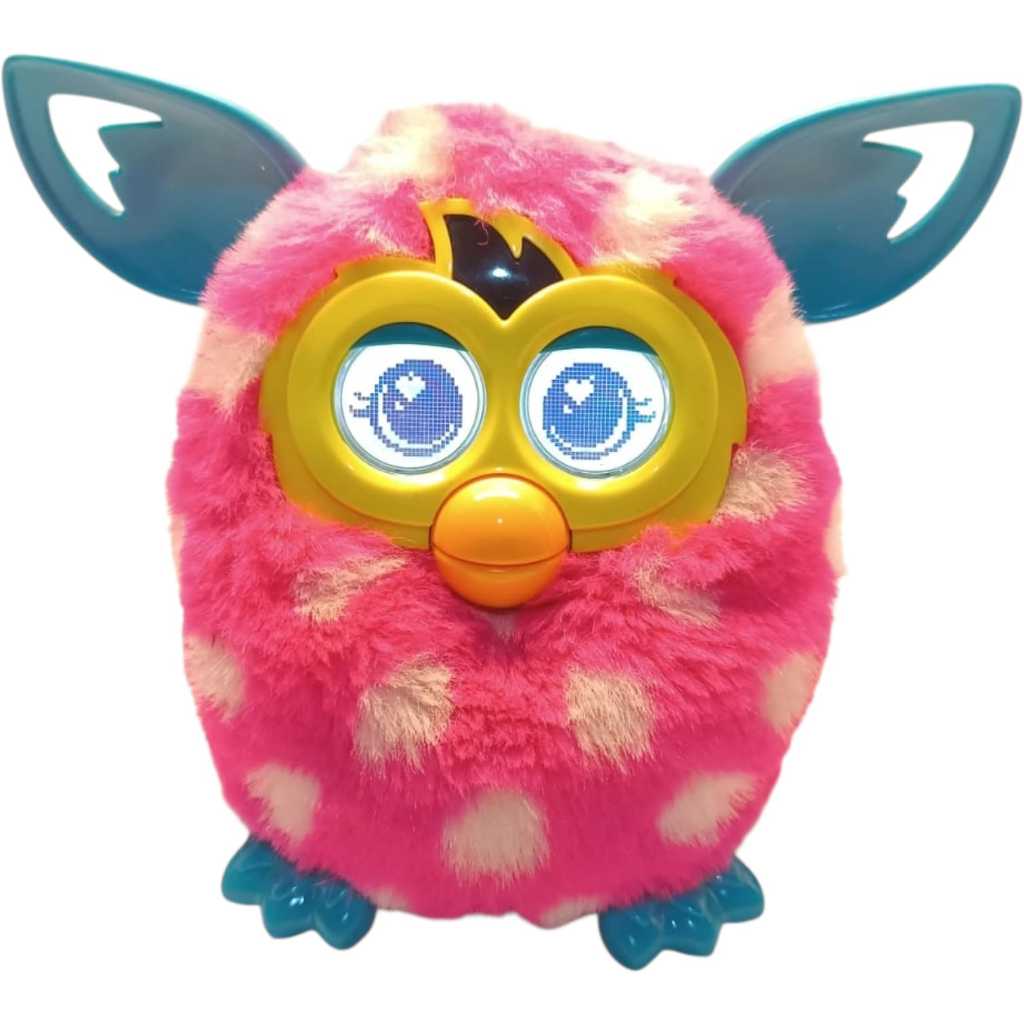 Furby Boom Boneco Interativo Eletrônico Bom Bum Rosa Inglês Rosa-chiclete (Usado)