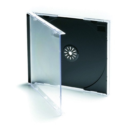 20 Estojos Cd Box  Capas Tradicional Preto