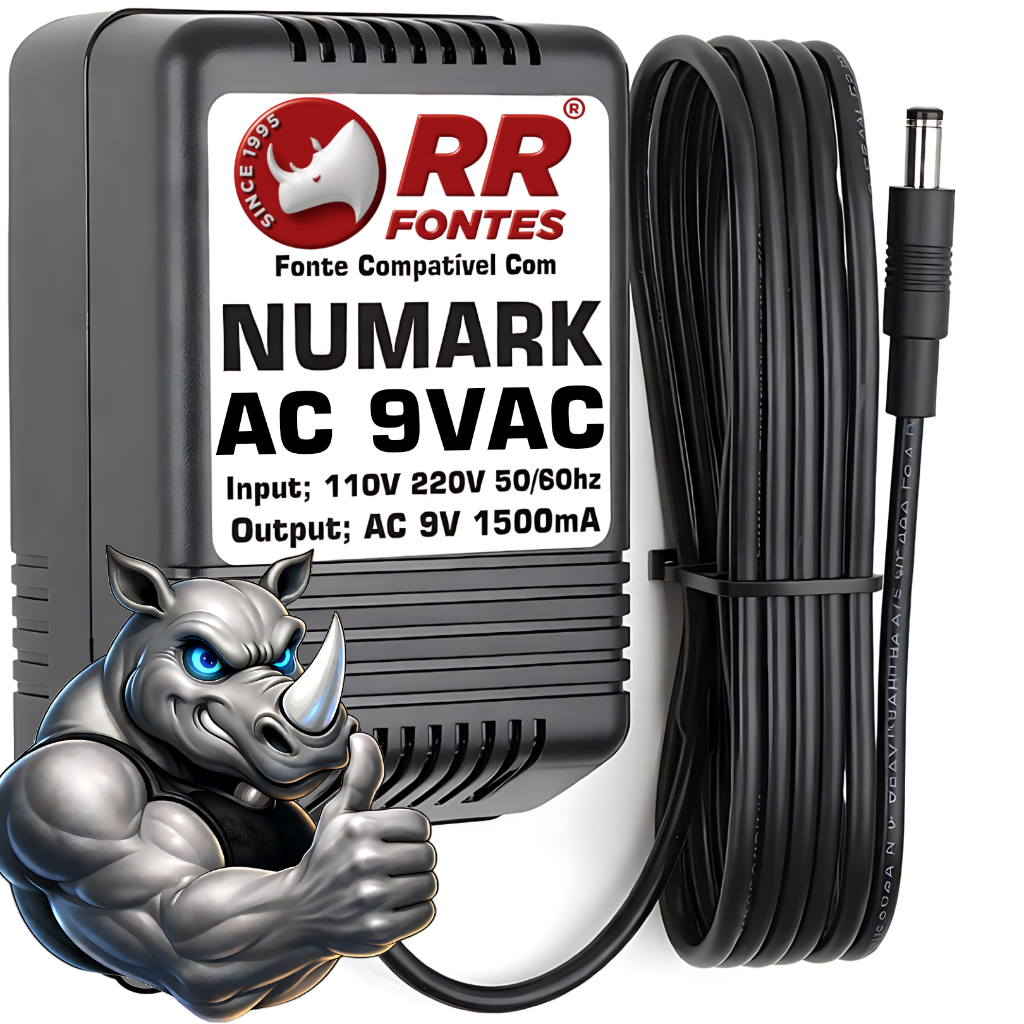 Fonte Ac 9v Para Digital Dj Mixer Numark Dxm Pro Digital Dj