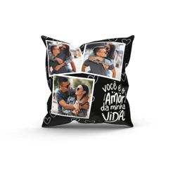 Almofada Decorativa Casais Personalizada Com Fotos Namorados