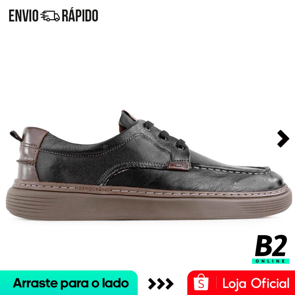 Sapatênis Democrata Denim Clash Masculino Original Com Nota Fiscal e Garantia