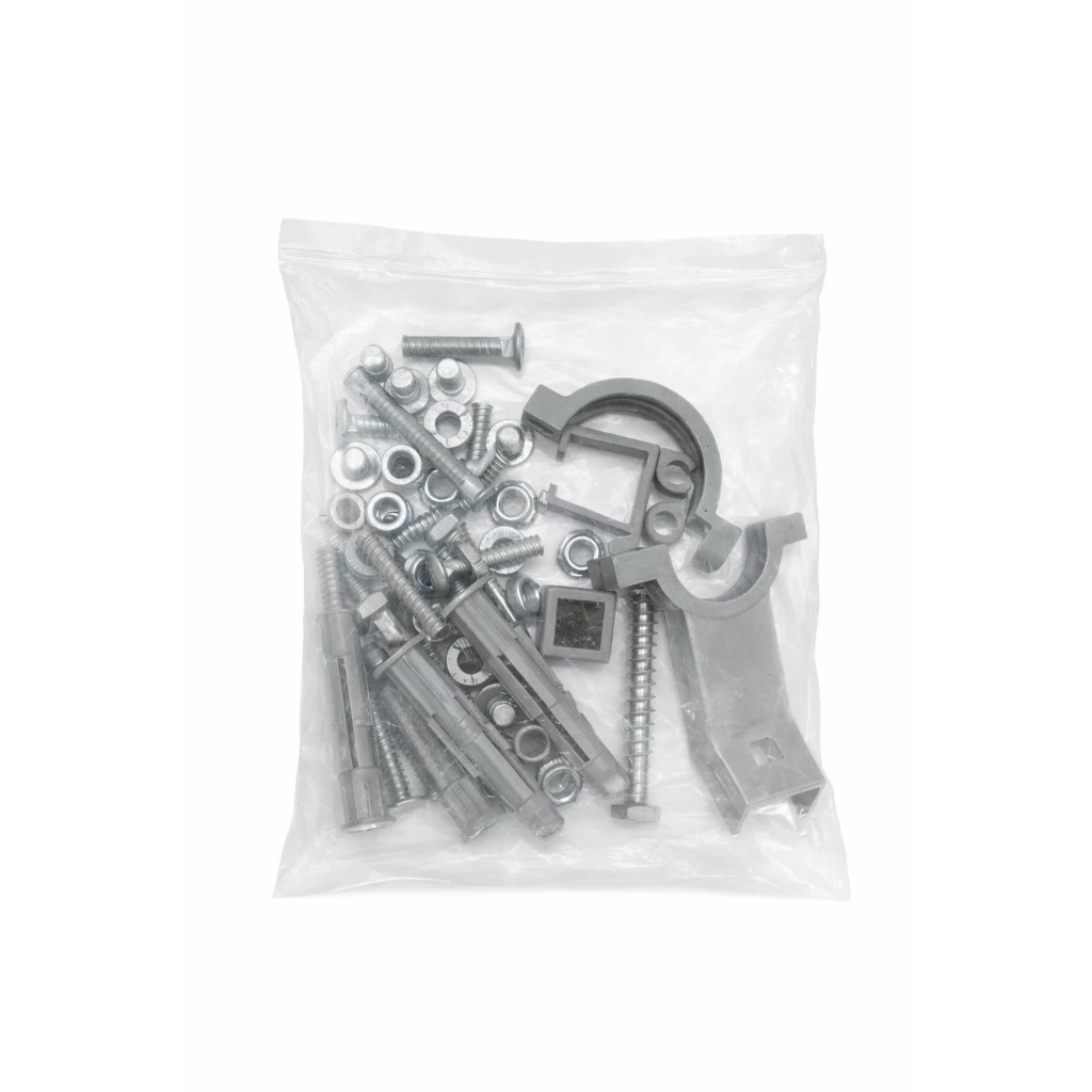 1 Suporte Flange Abraçadeira 2X2 PESCOÇO LONGO Lnbf Ku 2x2 Cm