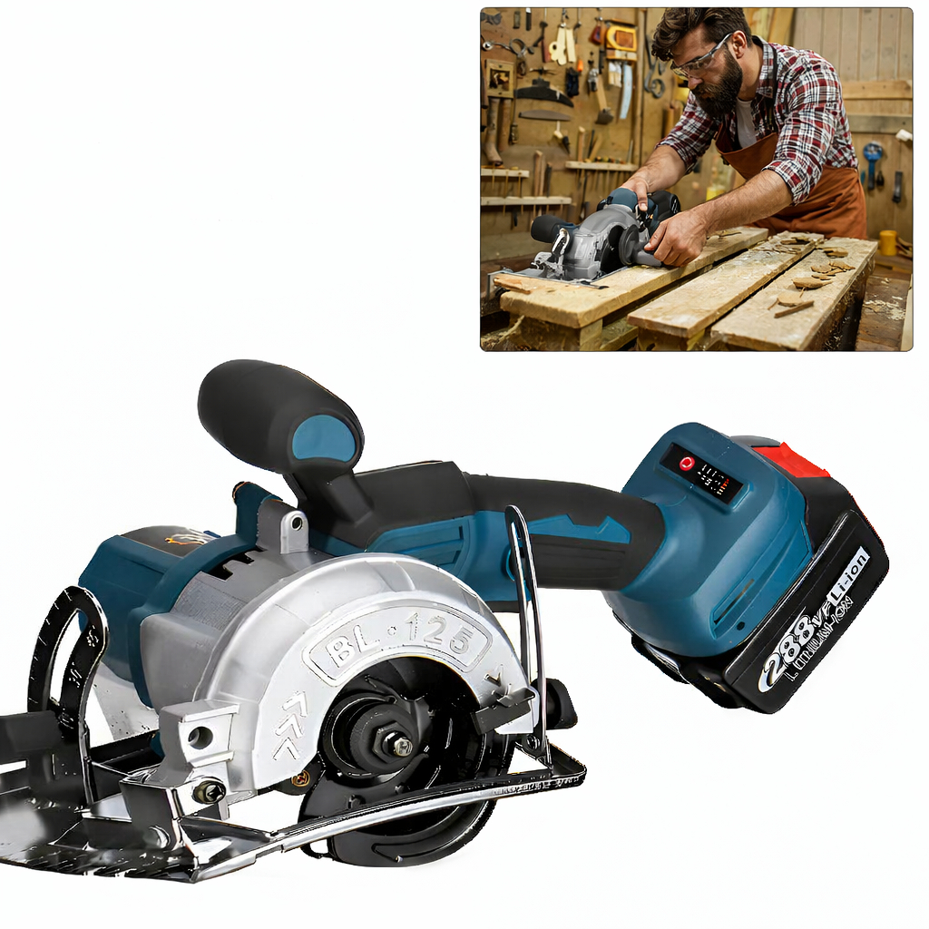 Serra De Mármore eletrica Serra circular Portátil 48V Com 2 Baterias em Oferta na Shopee