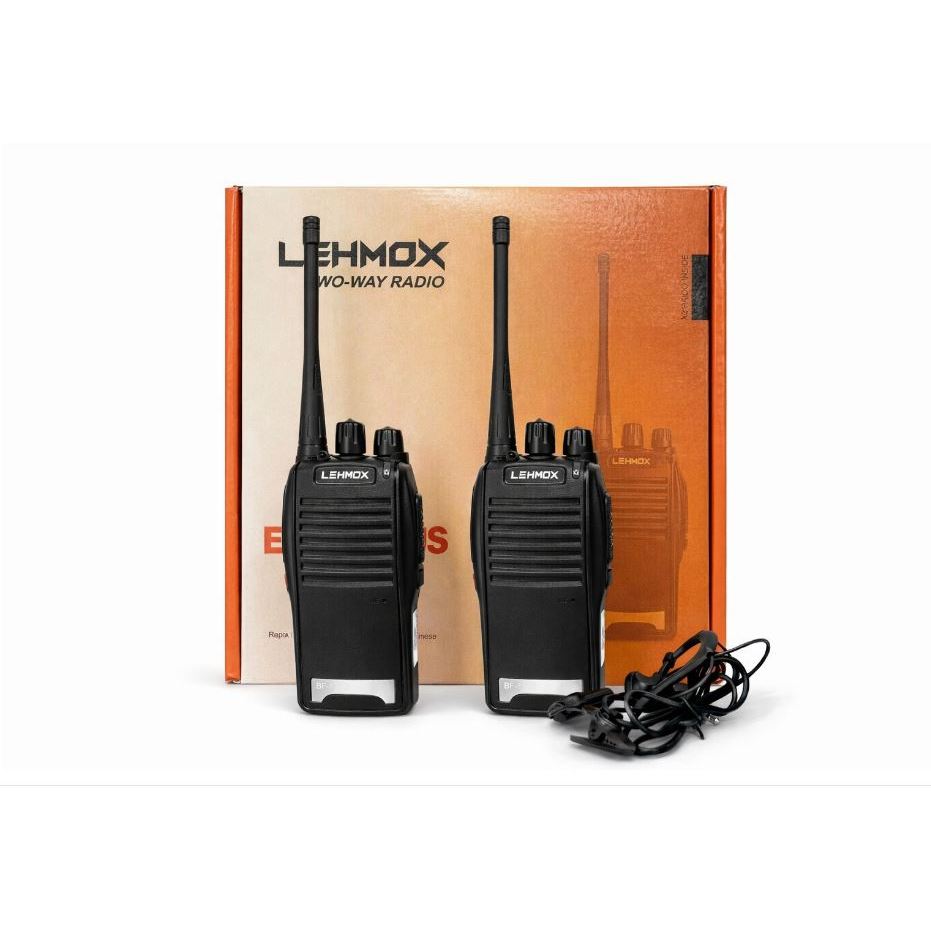Rádio Walkie-talkies 2 Rádios LEHMOX Bf-777s UHF, VHF e Rádio FM em Oferta na Shopee