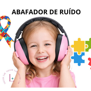 Abafado De Ruído Ouvido Protetor Infantil Bebê Neném Criança Autismo Ajustável Confortável em Oferta na Shopee