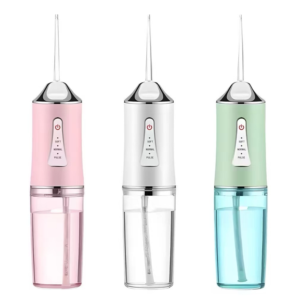 Irrigador Dental Oral Portátil Recarregável USB 220ml Promoção Limpeza Bocal Jato Forte