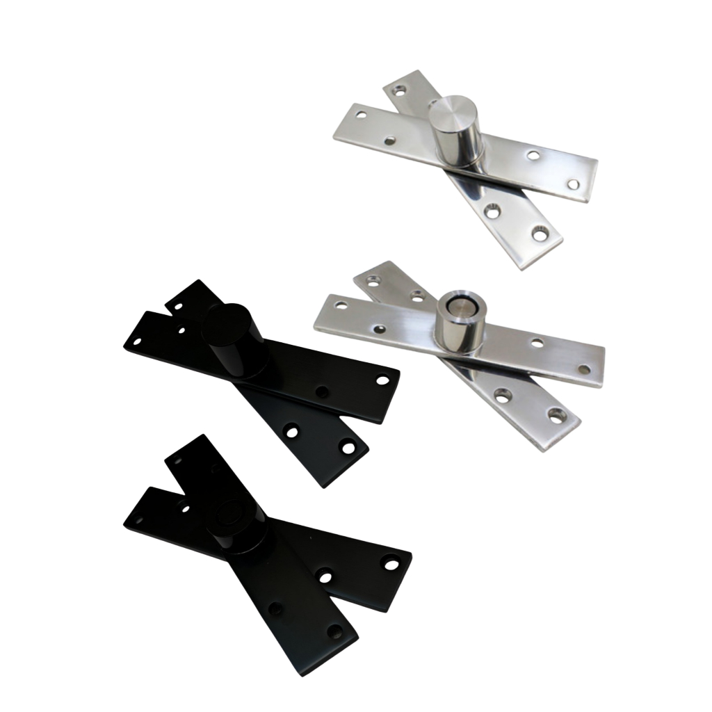 Dobradiça Pivô Pivotante Inox 304 Suporta 600kg Para Porta De Madeira E Alumínio Reforçada
