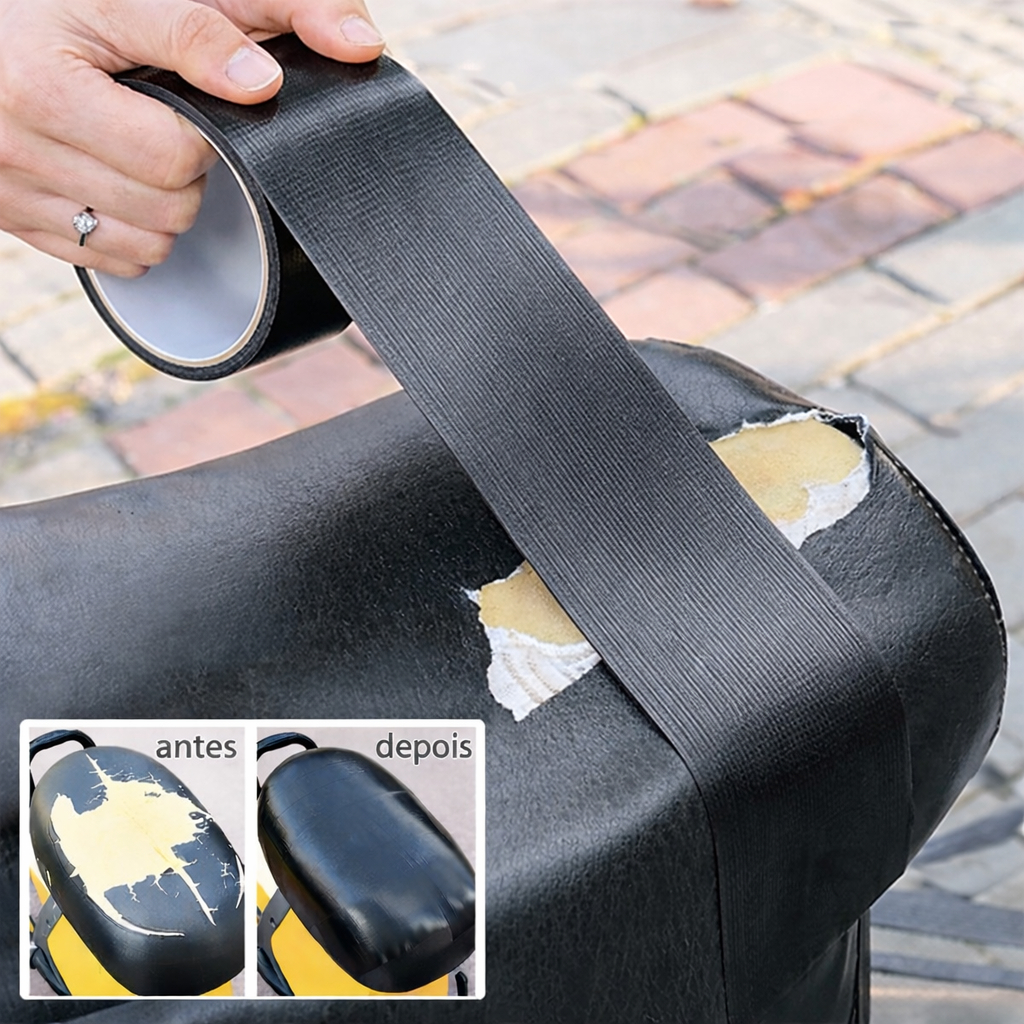 Reparo de Couro Adesivo Fita Preta para Assentos Sofá Cadeiras Cadeiras Bancos Impermeável Automotivo em Oferta na Shopee