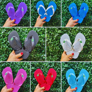 Kit Dois Pares Chinelo Masculino Feminino Original De Bandeirinha Unissex Sandalia De Dedo em Oferta na Shopee
