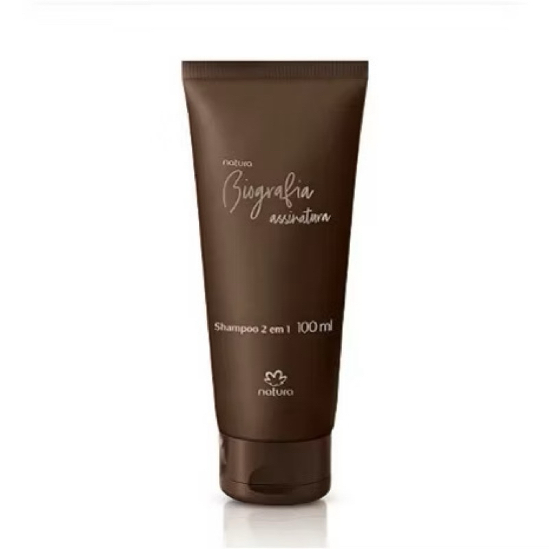 Shampoo 2 em 1 Biografia assinatura Masculino Natura 100ml - validade 06/2027
