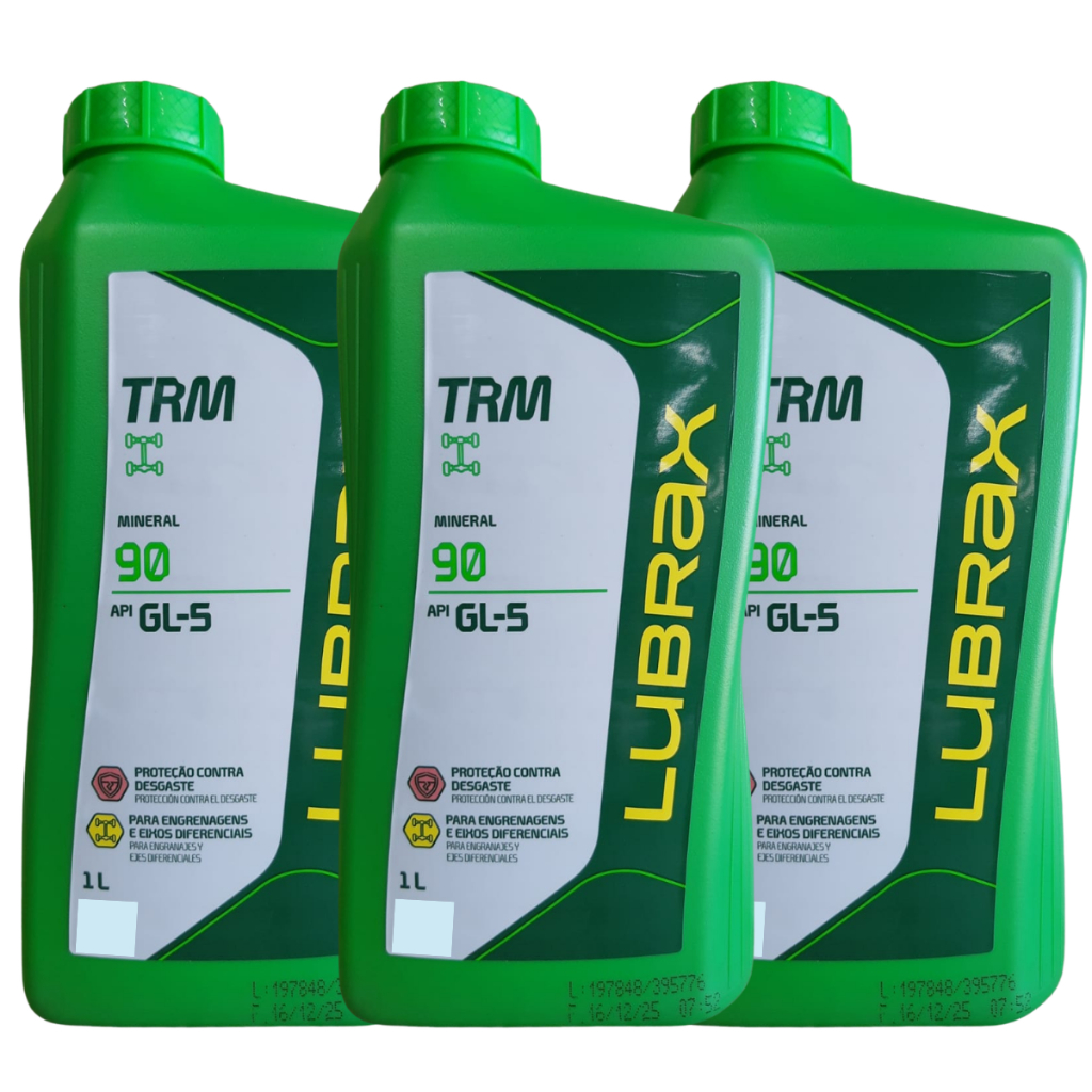 Kit 3 Litros Oleo Lubrax Api Gl5 90 Cambio Caixa Marcha ZF Mercedes Benz Fiat em Oferta na Shopee