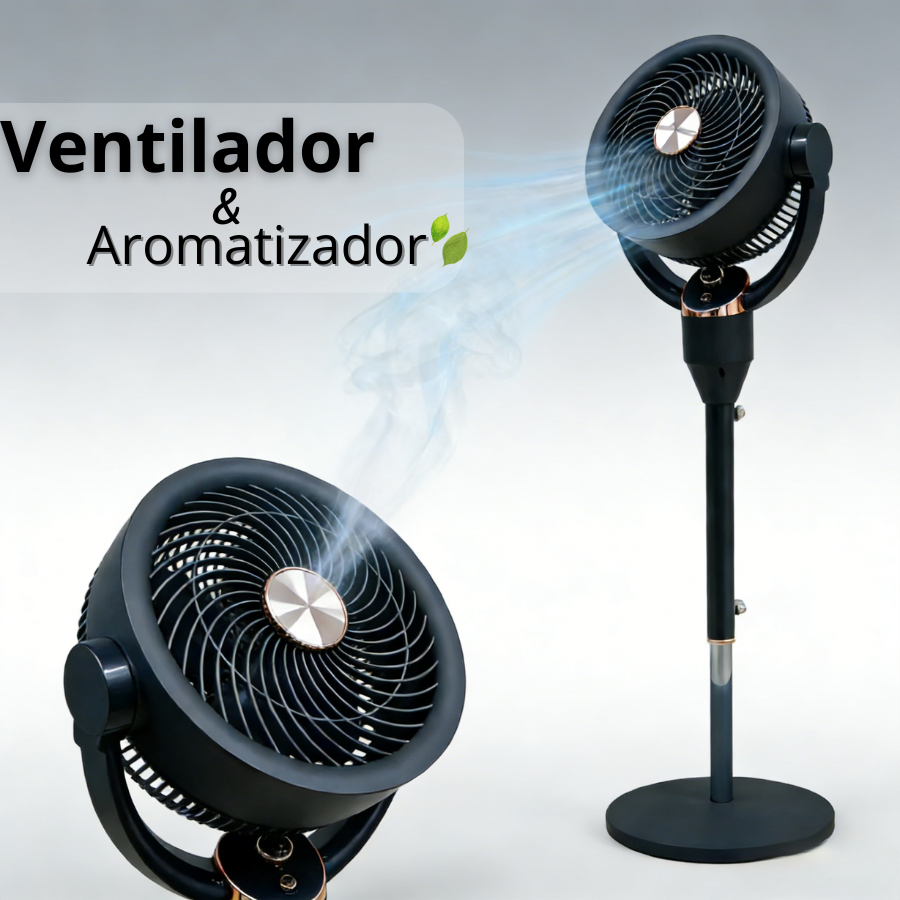 Ventilador De Coluna com Aromatizador 4 Velocidades Altura Ajustável Circulador de Ar