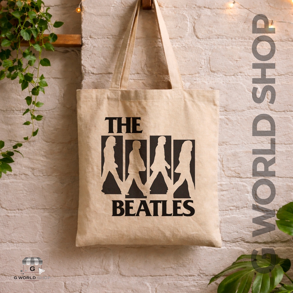 Bolsa Ecobag Sacola Ecológica Estampada The Beatles Bolsa de Ótima Qualidade Envio Imediato