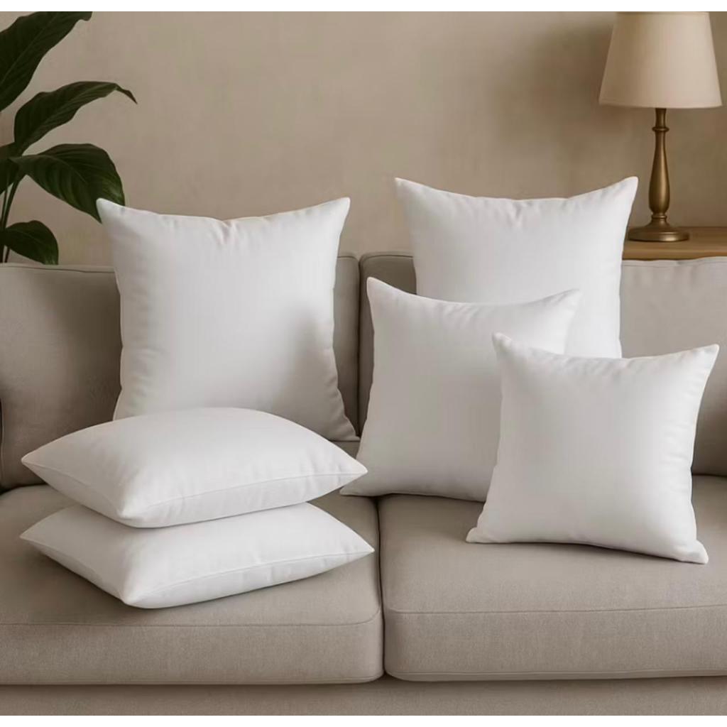 Kit 3 Unidades Enchimento Almofadas Refil 50X50 Fibra Mista Antialérgica em Oferta na Shopee