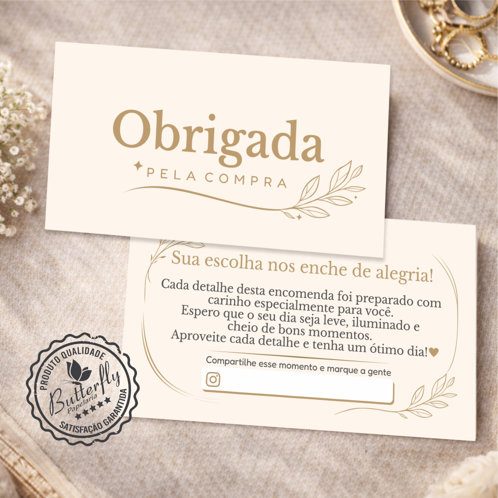 Tag "Obrigada pela Compra | Cartão de Agradecimento ao Cliente ideal para Lojas, Embalagens e envios em Oferta na Shopee