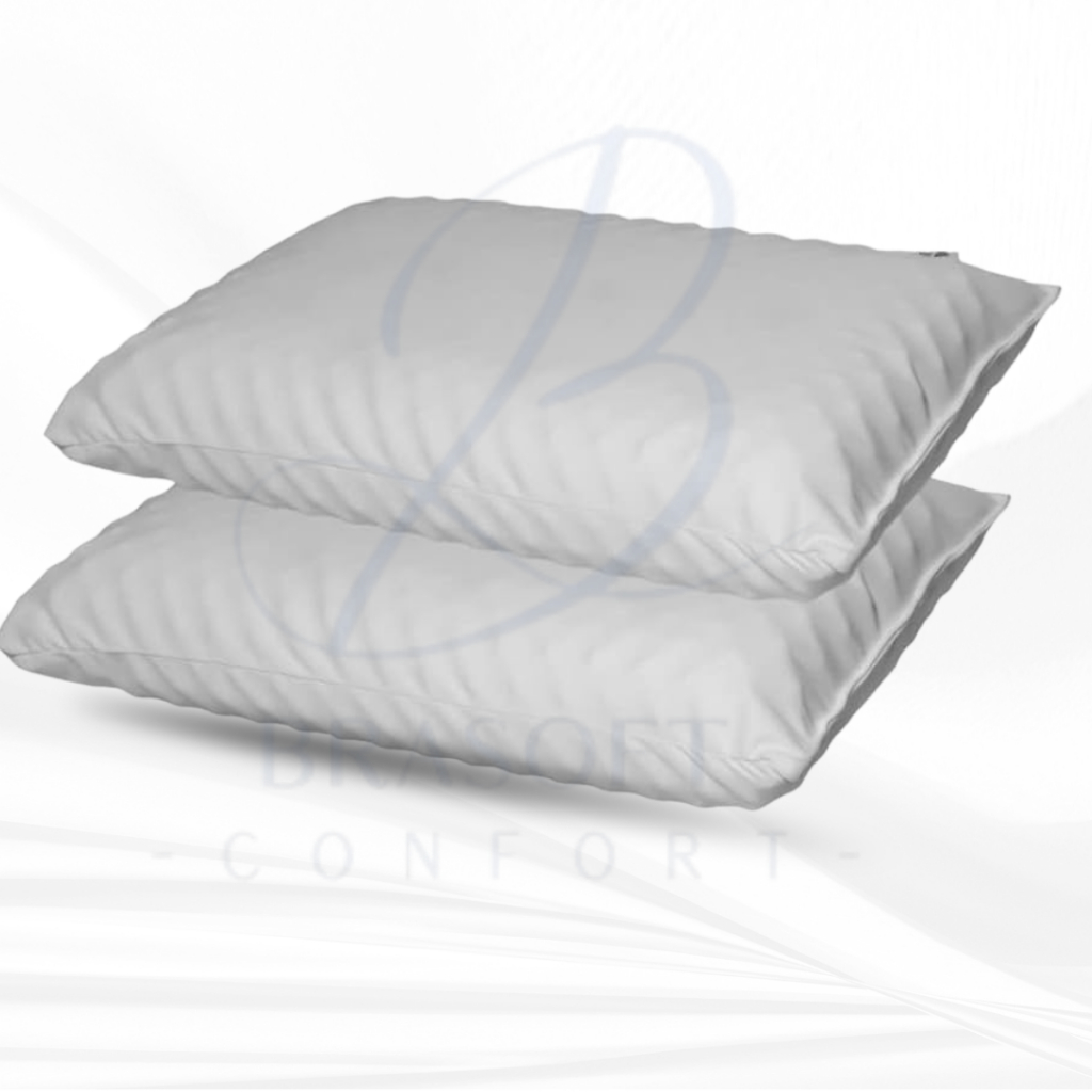 KIT 2 Travesseiro Magnético Anti Ronco Alivia Dor Ortopédico Massageador Anatômico