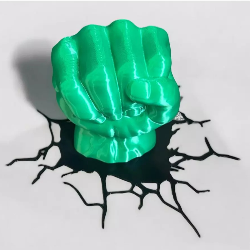 Mão do Hulk Fúria - Item de Decoração - Colecionável Com fixação