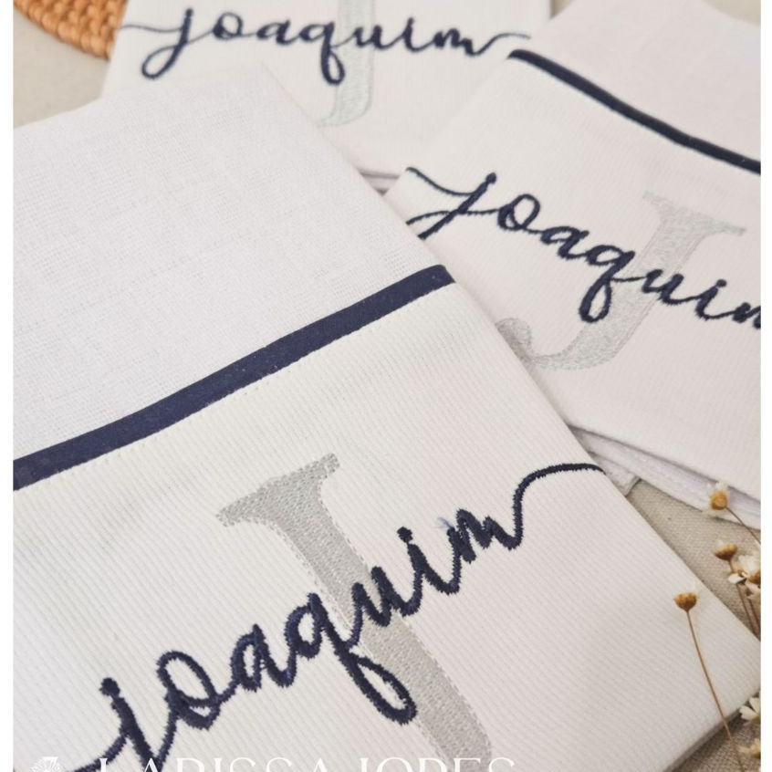 Kit de Fraldas Personalizadas Com Nome do Bebê - Qualidade Premium