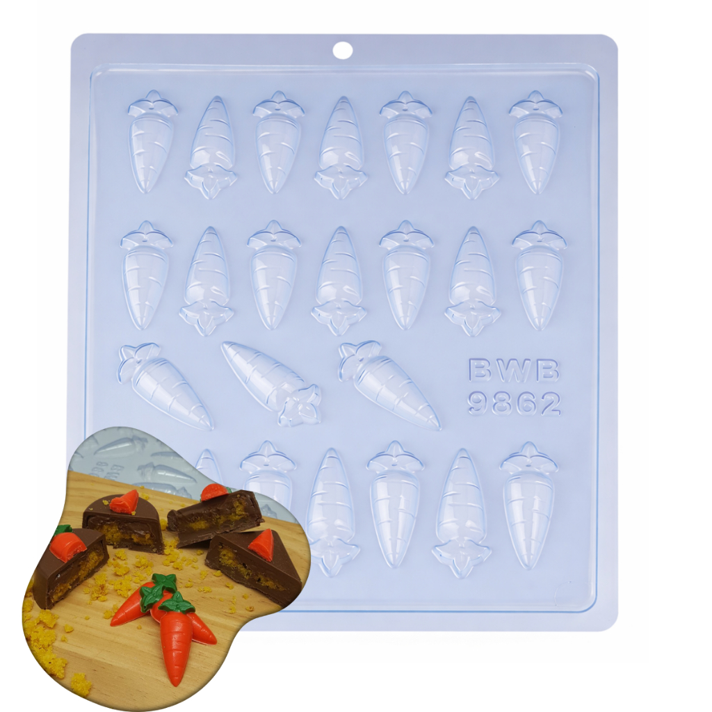 Forma Simples Aplique Cenouras Código: 9862 BWB Acetato Páscoa Profissional em Oferta na Shopee