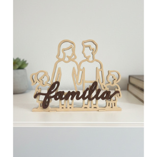 Enfeite Escultura Família Decorativa Mesa Sala Minimalista em Oferta na Shopee