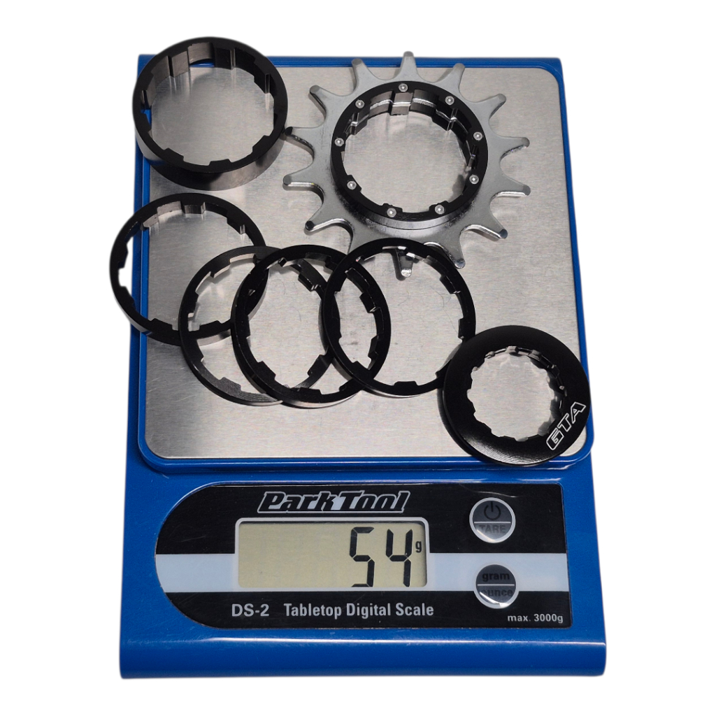 Kit Single Speed Gta 14 Dentes Preto Wheeling Grau Preto Mod.02