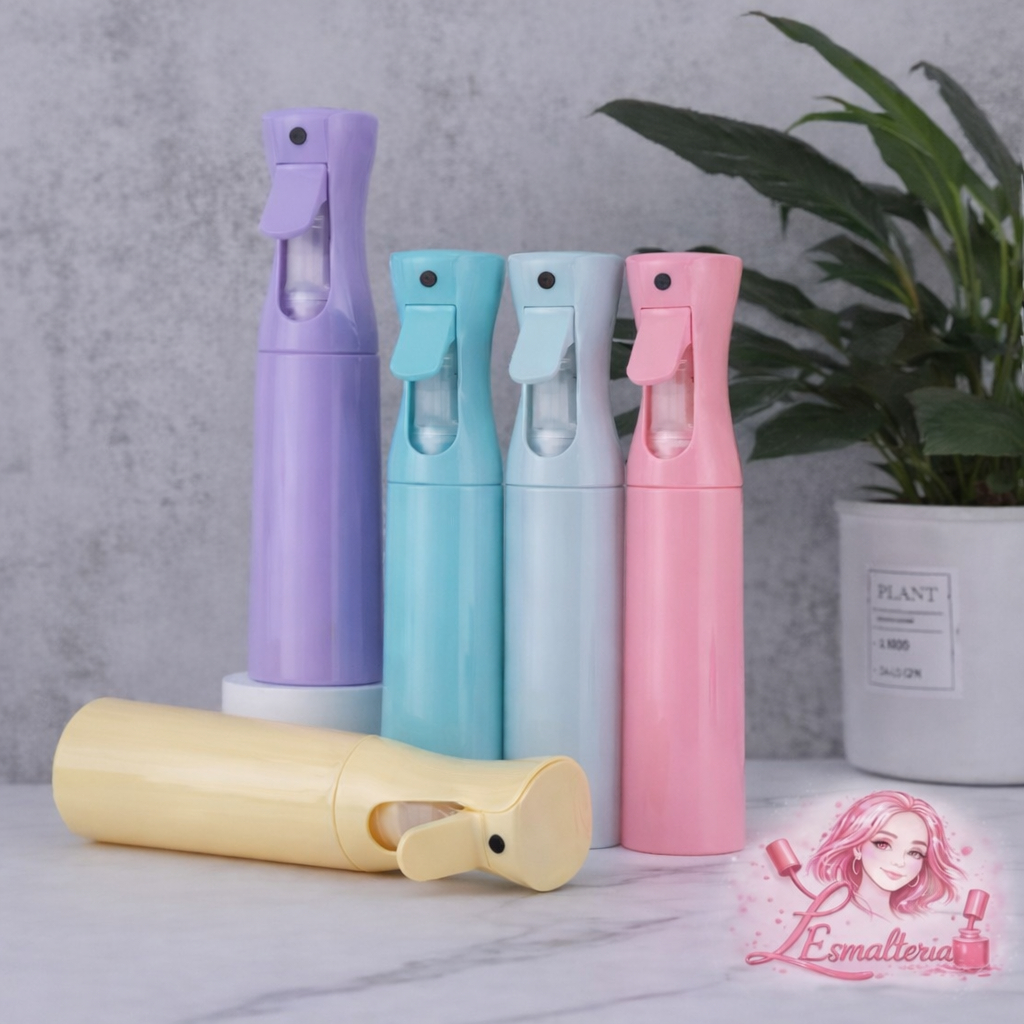 Borrifador Spray Névoa Pulverizador 200 OU 300ml Barbeiro Cabelereiro Jato Contínuo Profissional para Salão