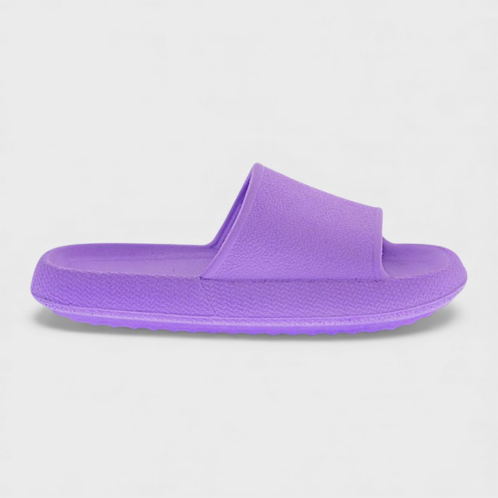 Chinelo Nuvem Slide Infantil Feminino Eva Confortavel Macio Lilas Leve Conforto em Oferta na Shopee