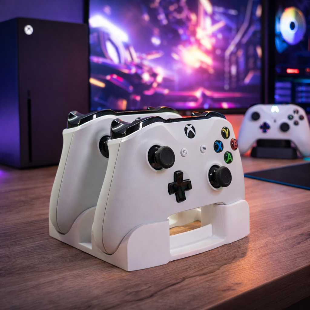Suporte Gamer Para Controle Xbox One Series S X Design Estável Organizador Prático Visual Clean