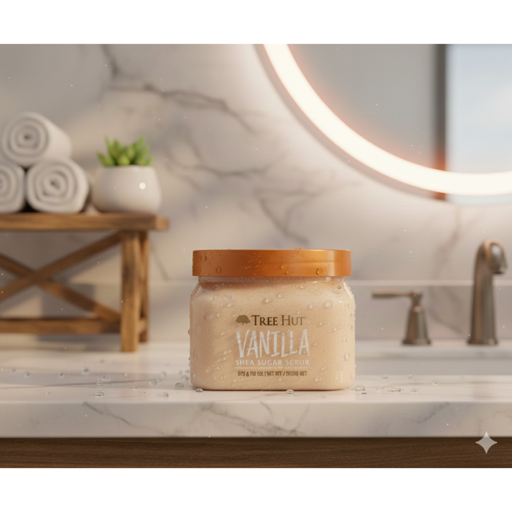 Tree Hut Vanilla Shea Sugar Scrub - Esfoliante Corporal de Baunilha 510g
