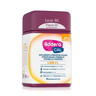 Vitamina D Addera + Cálcio 1.000UI 90 Comprimidos em Oferta na Shopee