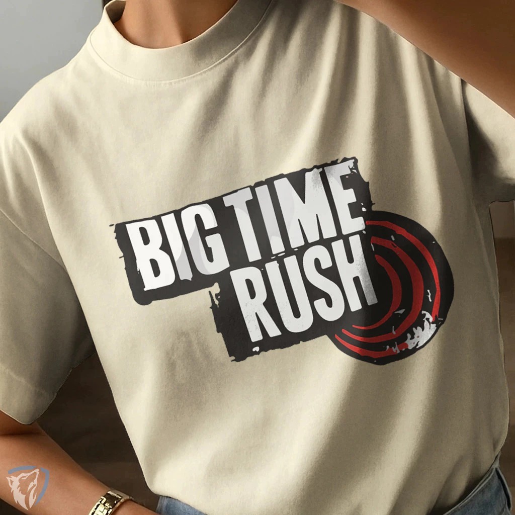 Camiseta Big Time Rush Banda Pop Unissex Show Ao Vivo 2026 Algodão Macio