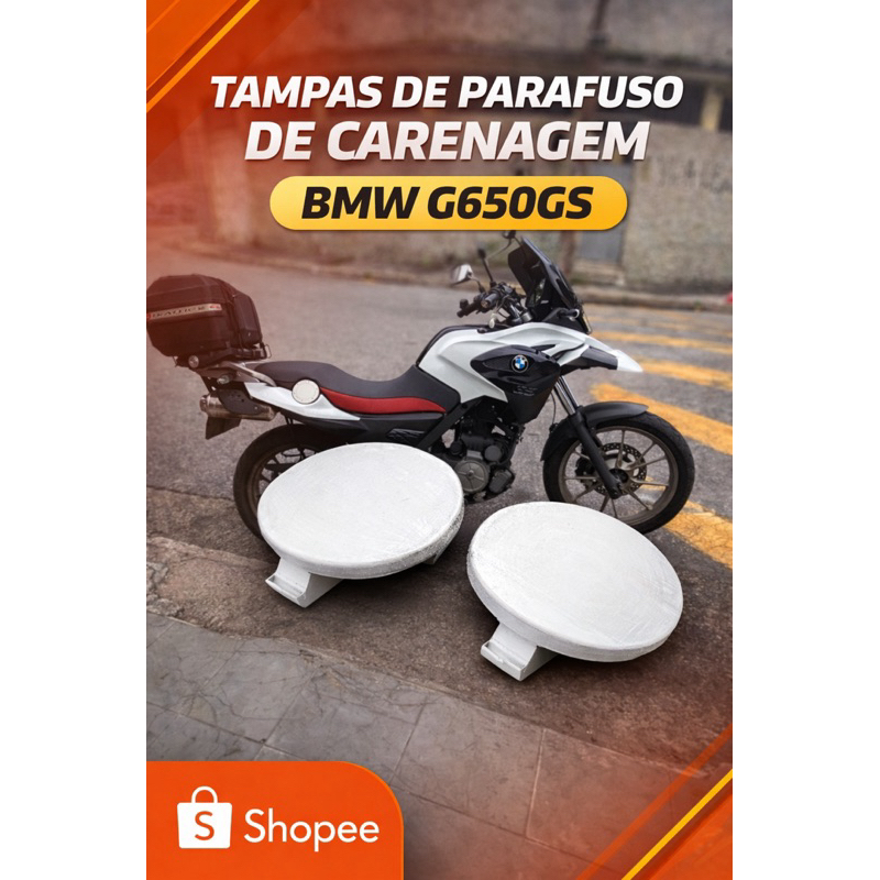 tampa parafuso da carenagem Bmw G 650 Gs