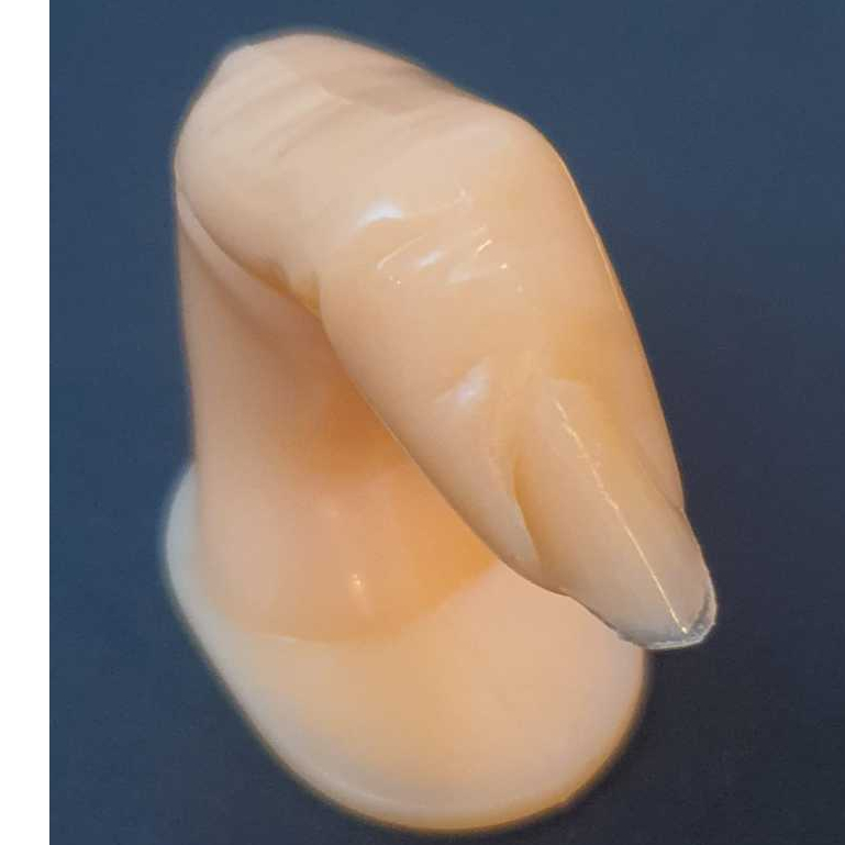 Kit 1 ou 3 dedo postiça com unha para treino manicure treinamento unhas em gel Acrigel alongamento