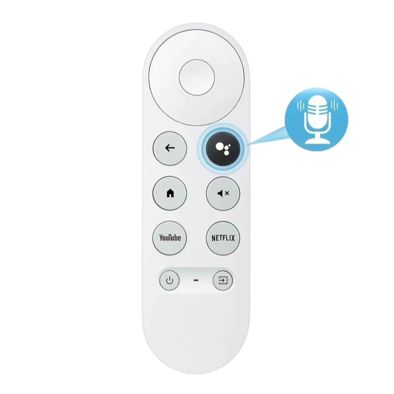 Substituição De Controle Remoto De Voz Bluetooth G9N9N Para Google TV Chromecast 4K Snow Media Player Controlador IR