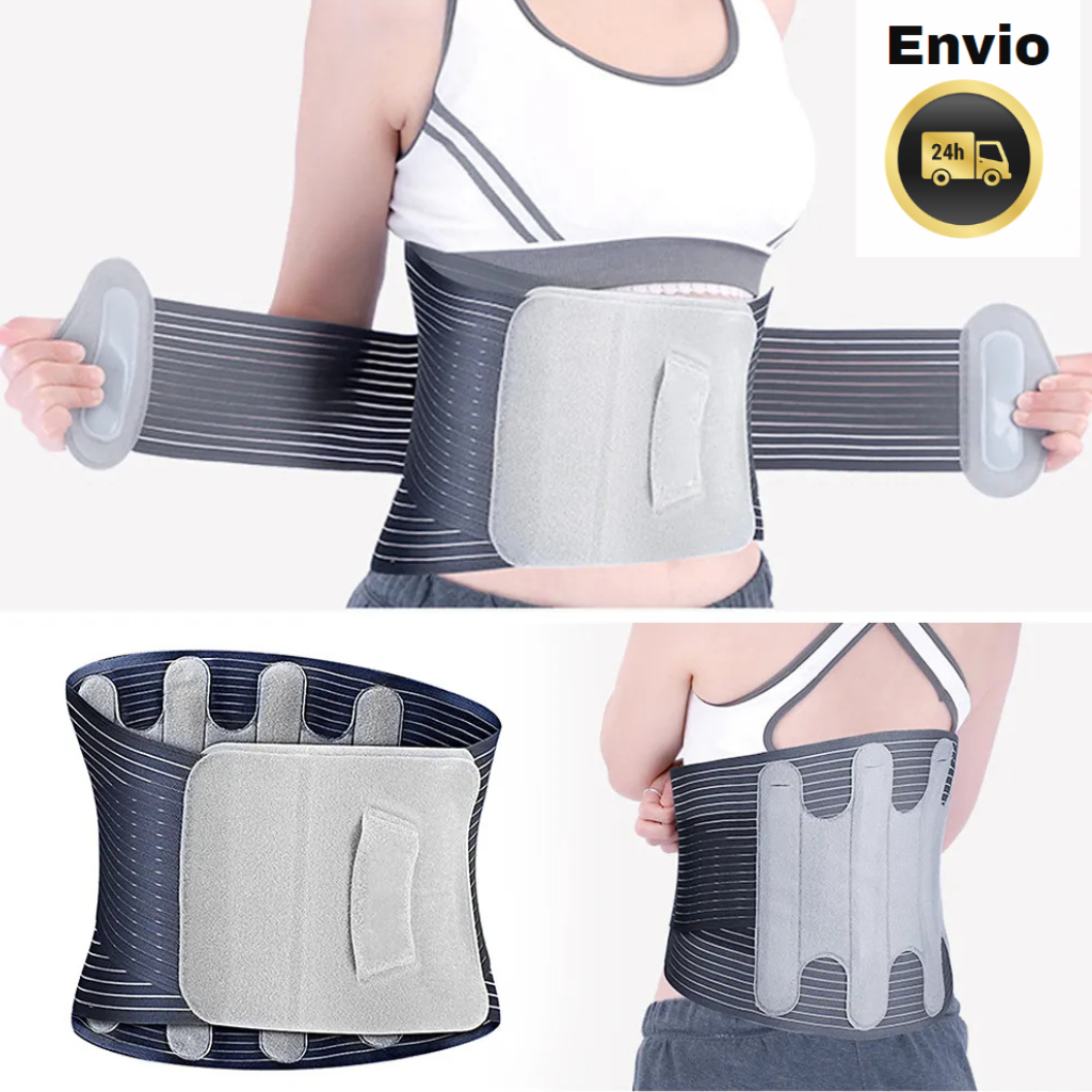 Cinto de Suporte Para Faixa De Cintura, para alívio de dores lombares.